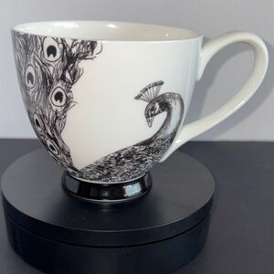 Portobello By Inspire Peacock Mug Footed Pedestal